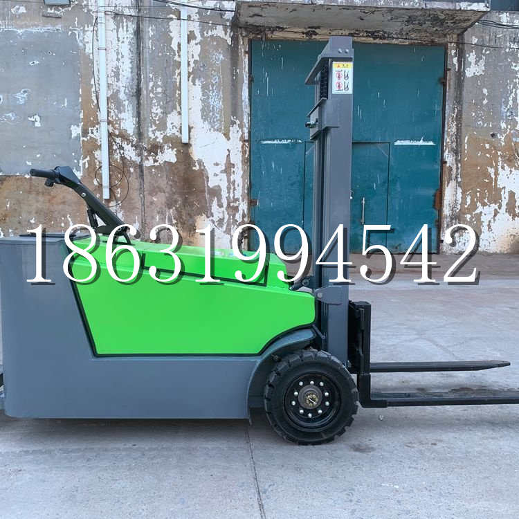 托里县小型电动叉车1吨2吨步行站驾式电瓶堆高充电装卸车液压升降车铲车